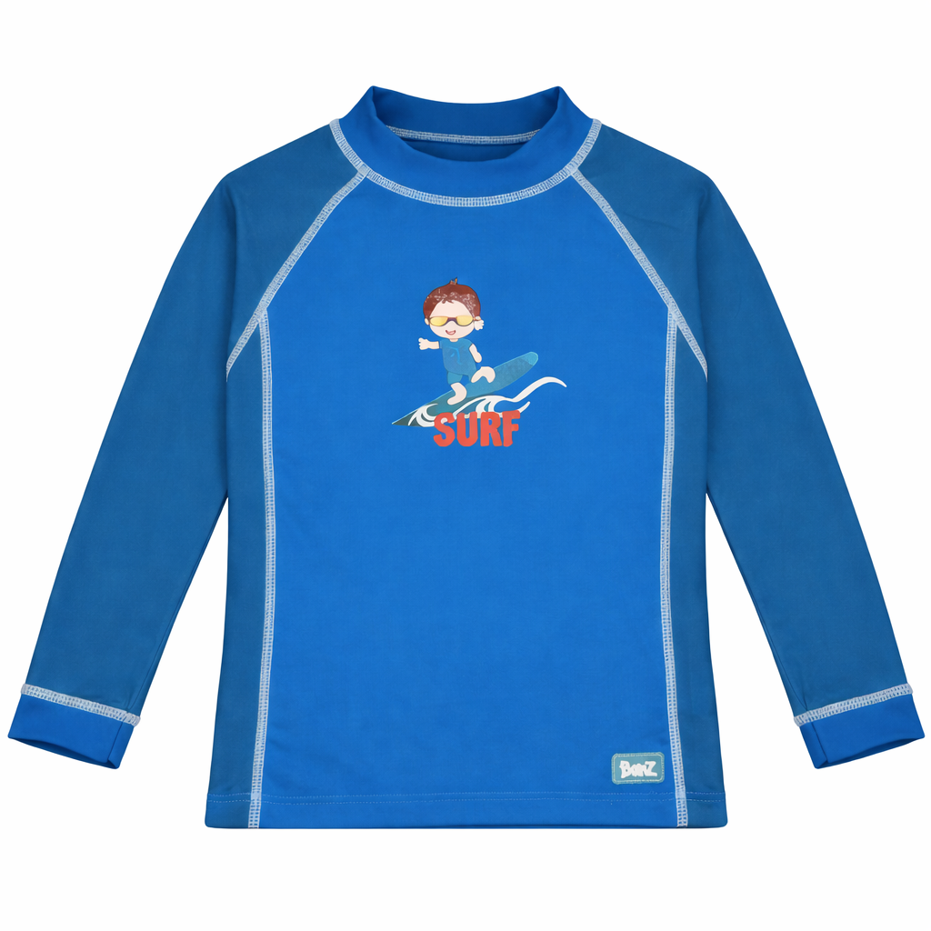 חולצת שחייה שרוול ארוך לילדים (UV50) – הגנה מירבית
