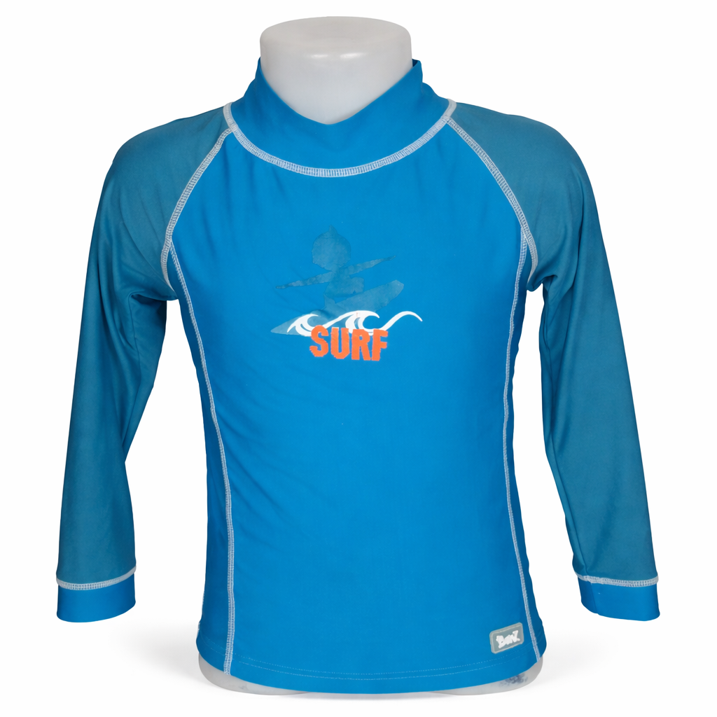 חולצת שחייה שרוול ארוך לילדים (UV50) – הגנה מירבית