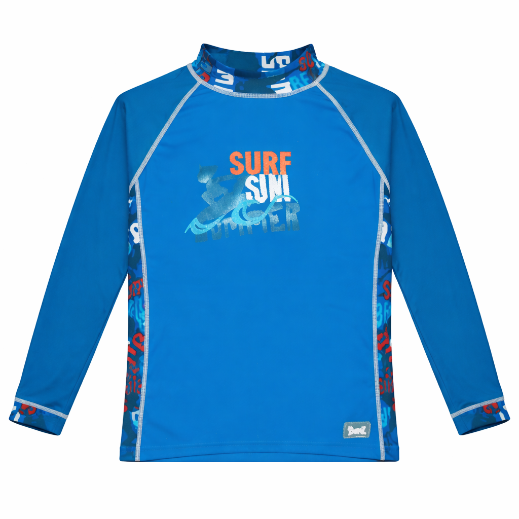 חולצת שחייה שרוול ארוך לילדים (UV50) – הגנה מירבית
