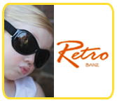 משקפי שמש לילדים דגם רטרו – Retro Banz (הגנת UV מירבית)
